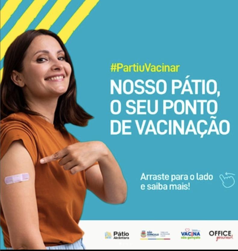 Pátio Alcântara - vacinação