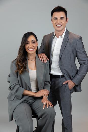 Daniel Coimbra e Larissa Oliveira